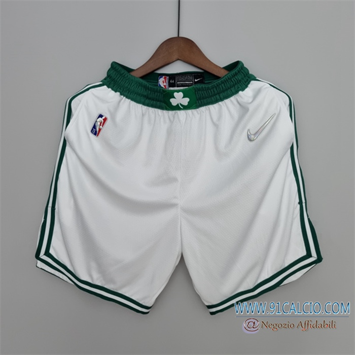 Pantaloncini NBA Boston Celtics Bianco 75th Anniversary