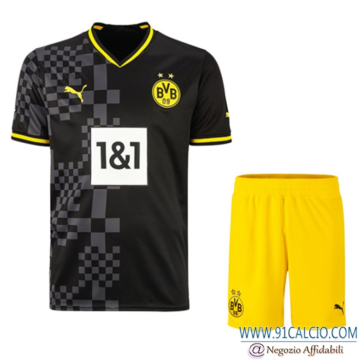 Kit Maglia Dortmund Seconda + Pantaloncini 2022/2023