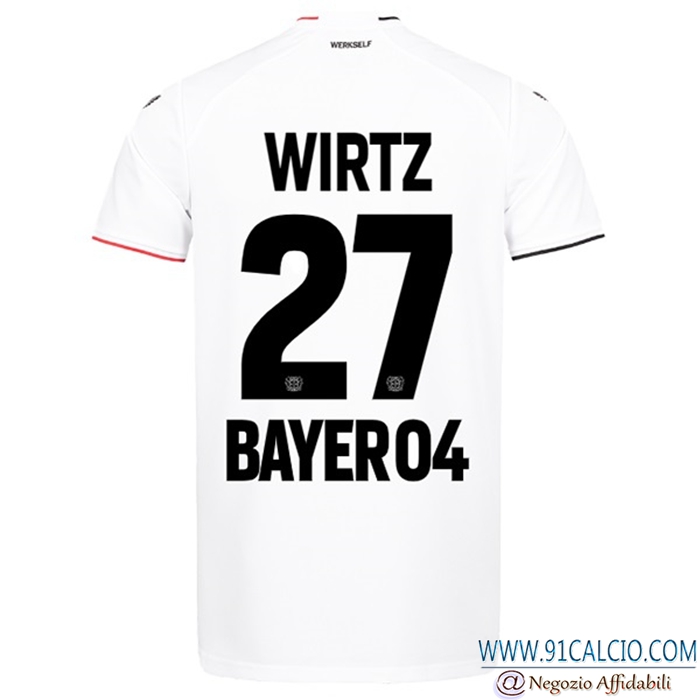 Maglie Calcio Leverkusen (WIRTZ #27) 2022/23 Terza