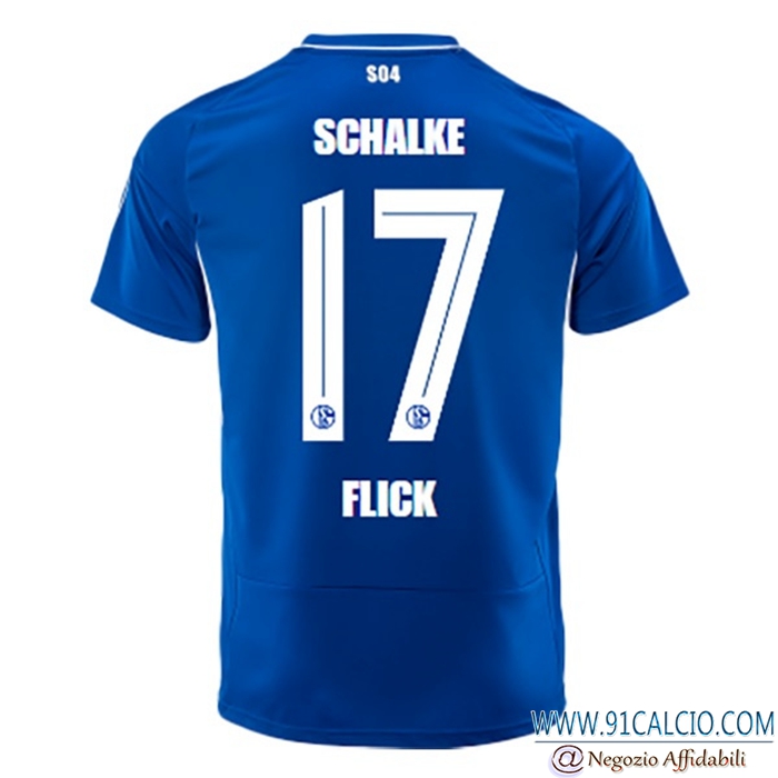 Maglie Calcio Schalke 04 (FLICK #17) 2022/23 Prima