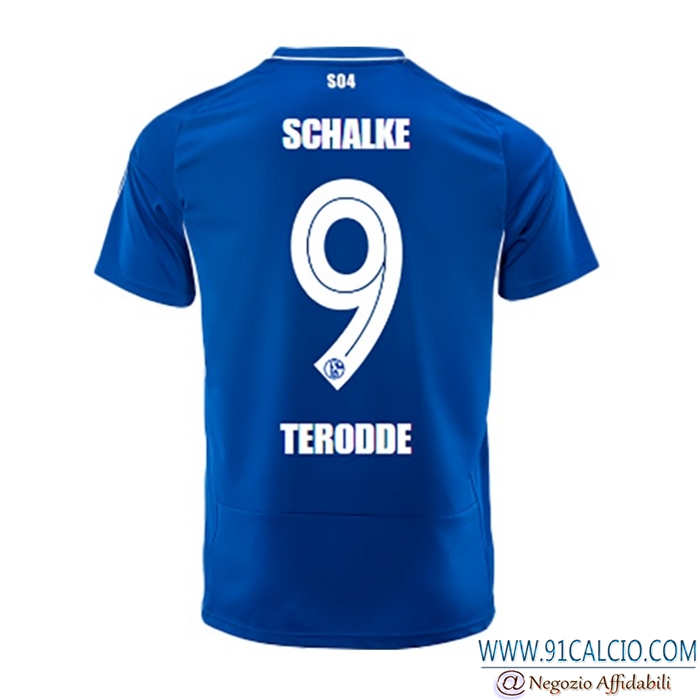 Maglie Calcio Schalke 04 (TERODDE #9) 2022/23 Prima