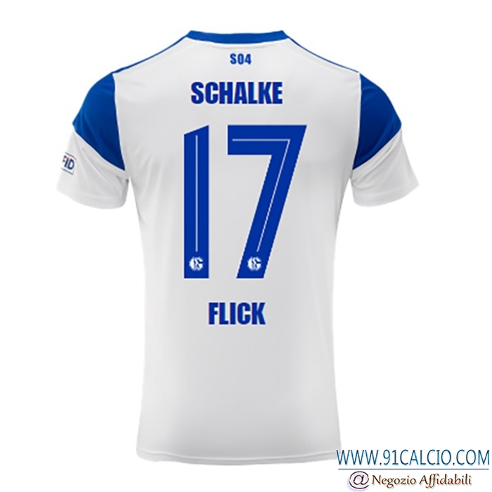 Maglie Calcio Schalke 04 (FLICK #17) 2022/23 Seconda