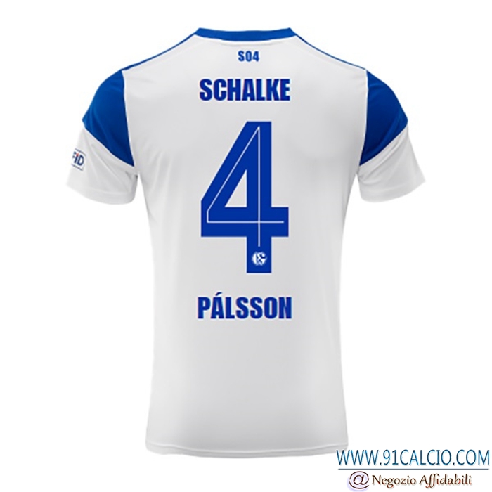 Maglie Calcio Schalke 04 (PÁLSSON #4) 2022/23 Seconda
