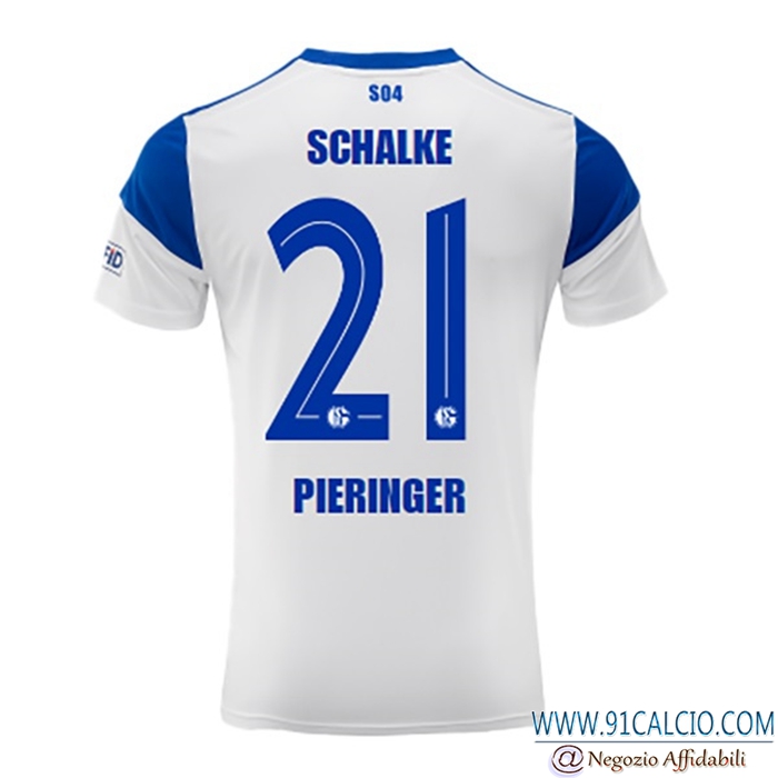 Maglie Calcio Schalke 04 (PIERINGER #21) 2022/23 Seconda