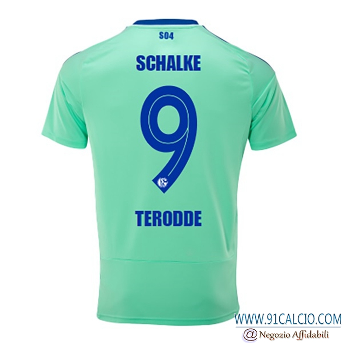 Maglie Calcio Schalke 04 (TERODDE #9) 2022/23 Terza