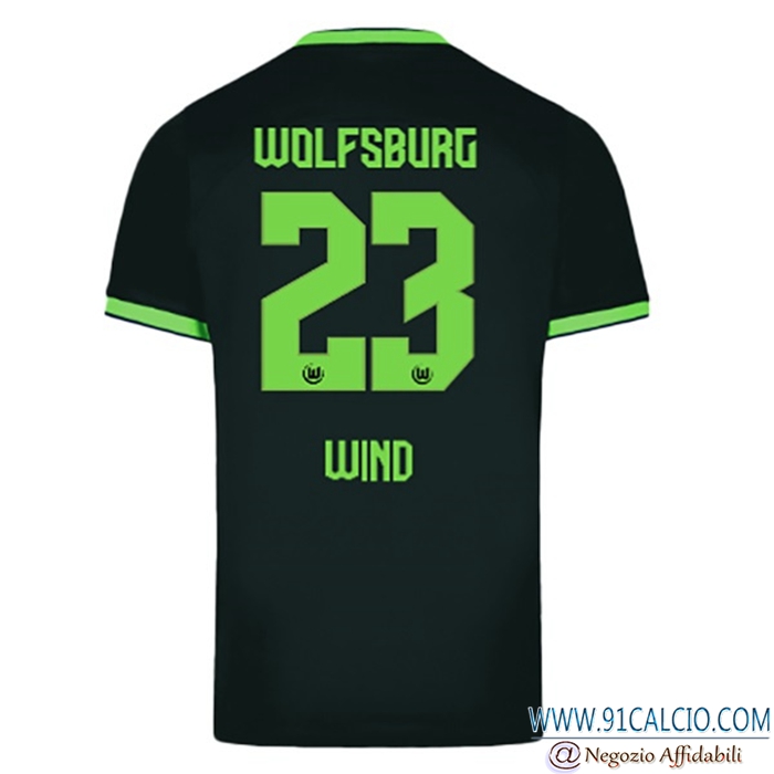 Maglie Calcio Vfl Wolfsburg (WIND #23) 2022/23 Seconda