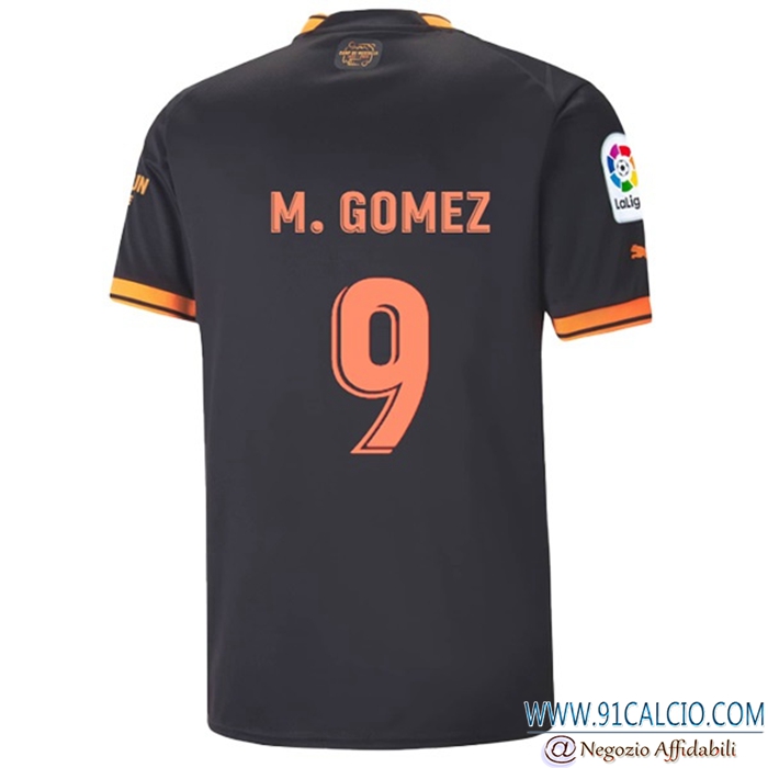 Maglie Calcio Valencia (M. GÓMEZ #9) 2022/23 Seconda