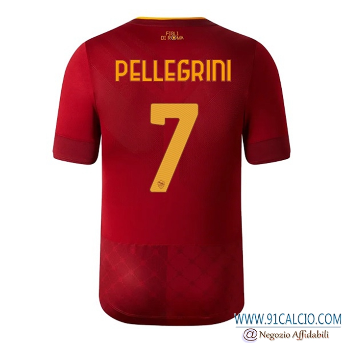 Maglie Calcio AS Roma (PELLEGRINI #7) 2022/23 Prima