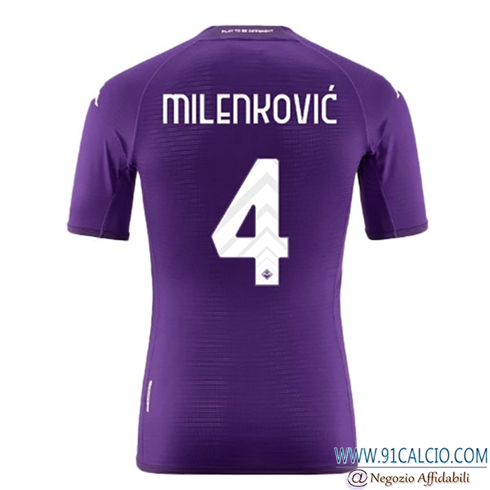 Maglie Calcio ACF Fiorentina (MILENKOVIĆ #4) 2022/23 Prima