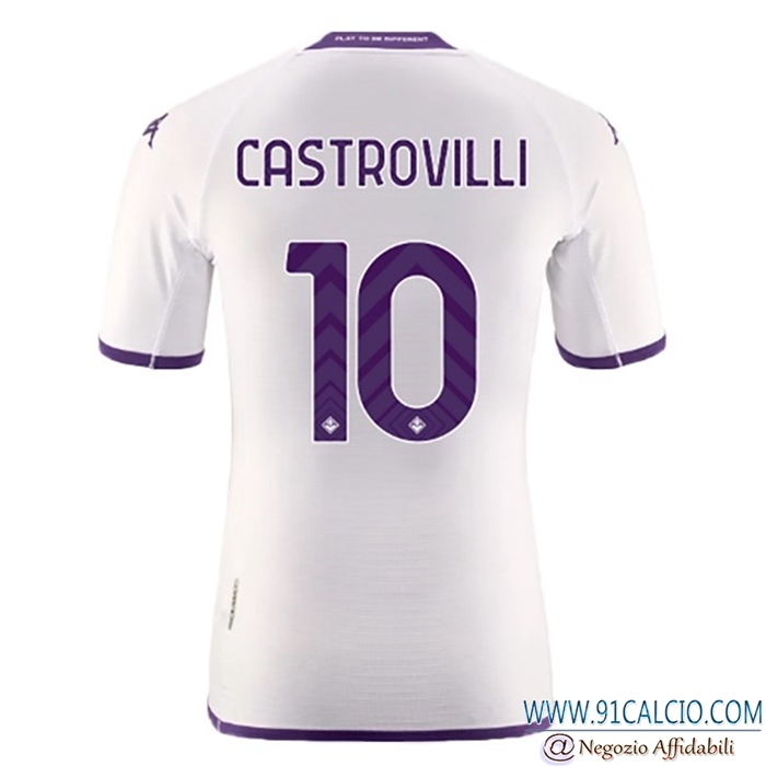 Maglie Calcio ACF Fiorentina (CASTROVILLI #10) 2022/23 Seconda
