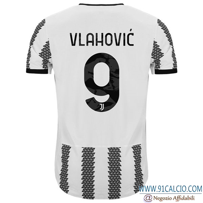 Maglie Calcio Juventus (VLAHOVIĆ #9) 2022/23 Prima
