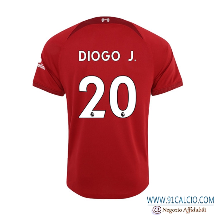 Maglie Calcio Liverpool (DIOGO J. #20) 2022/23 Prima