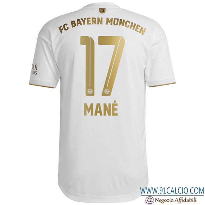Maglie Calcio Bayern Monaco (MANÉ #17) 2022/23 Seconda