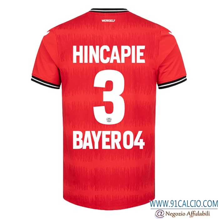 Maglie Calcio Leverkusen (HINCAPIE #3) 2022/23 Prima