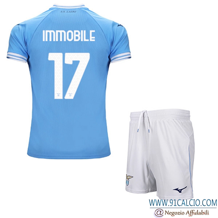 Maglie Calcio SS Lazio (IMMOBILE #17) Bambino Prima 2022/23