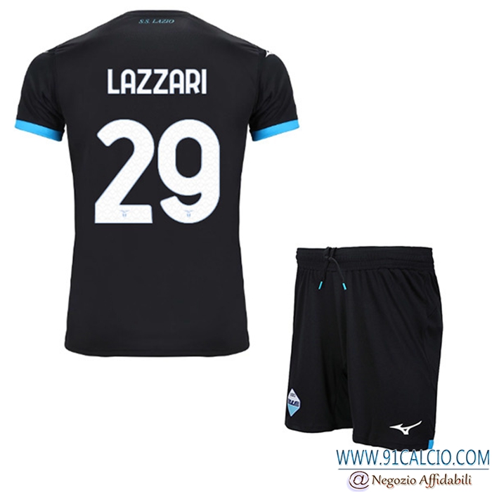 Maglie Calcio SS Lazio (LAZZARI #29) Bambino Seconda 2022/23