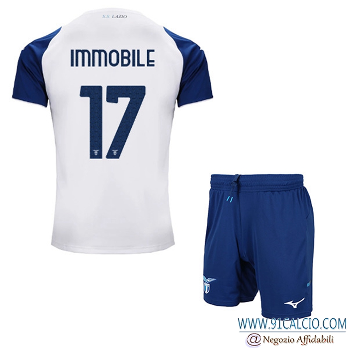 Maglie Calcio SS Lazio (IMMOBILE #17) Bambino Terza 2022/23