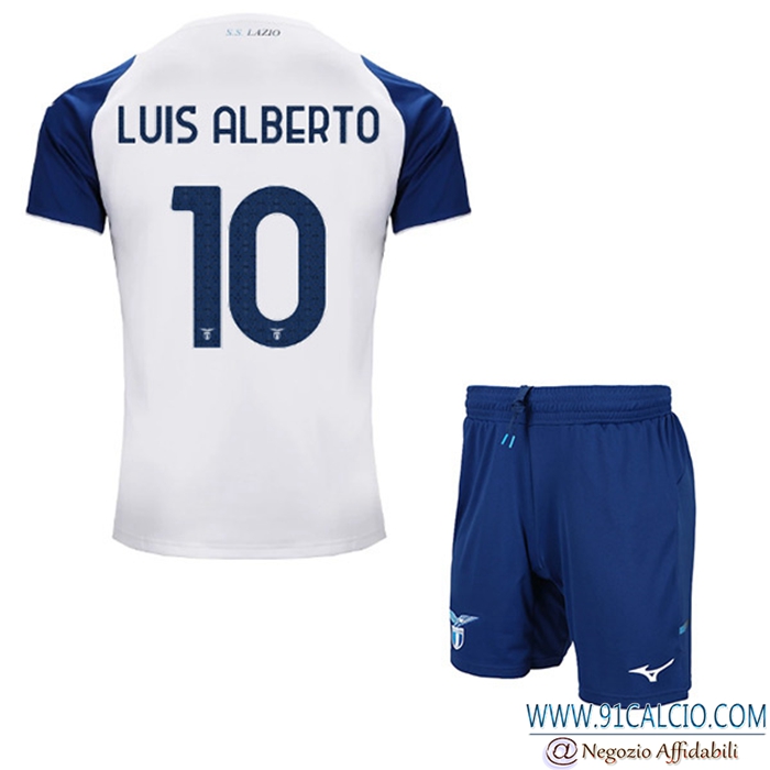 Maglie Calcio SS Lazio (LUIS ALBERTO #10) Bambino Terza 2022/23