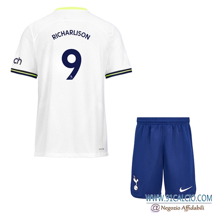 Maglie Calcio Tottenham Hotspur (RICHARLISON #9) Bambino Prima 2022/23
