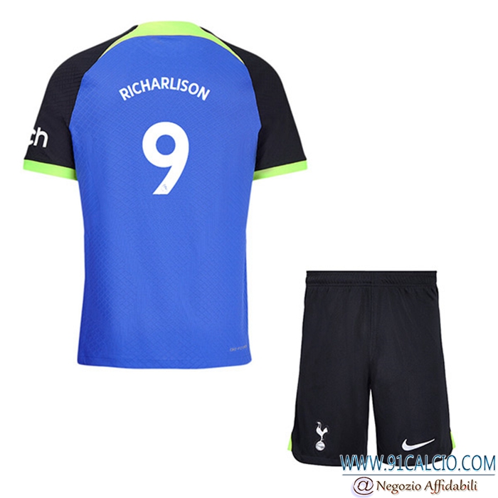 Maglie Calcio Tottenham Hotspur (RICHARLISON #9) Bambino Seconda 2022/23