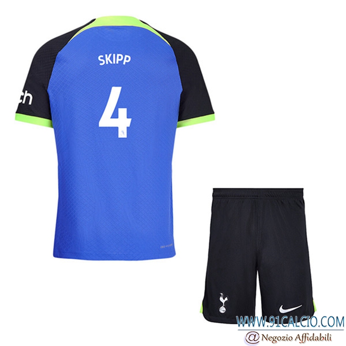 Maglie Calcio Tottenham Hotspur (SKIPP #4) Bambino Seconda 2022/23