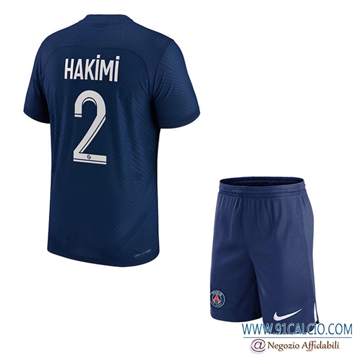Maglie Calcio PSG (HAKIMI #2) Bambino Prima 2022/23