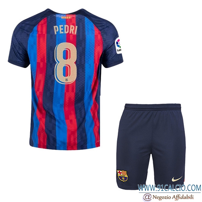 Maglie Calcio FC Barcellona (PEDRI #8) Bambino Prima 2022/23