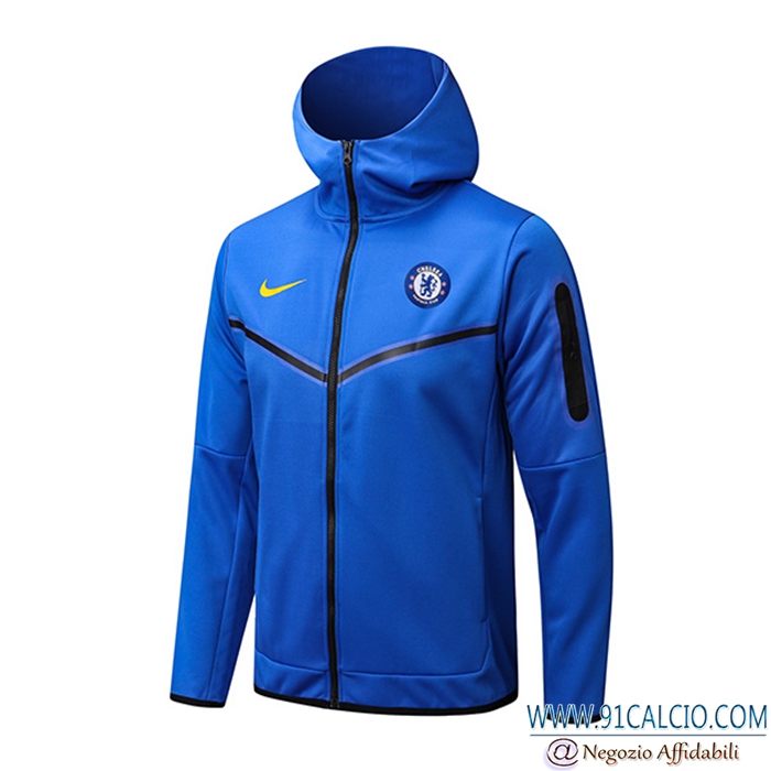 Giacca Con Cappuccio FC Chelsea Blu 2022/2023