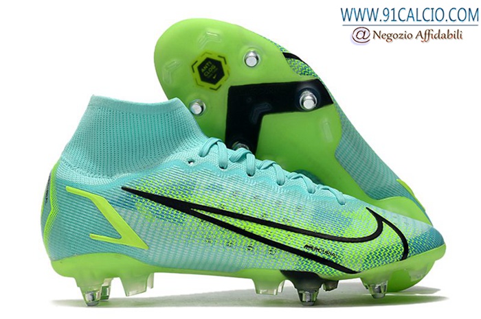 Nike Scarpe Da Calcio Mercurial Superfly VIII Elite SG PRO Anti Clog Verde