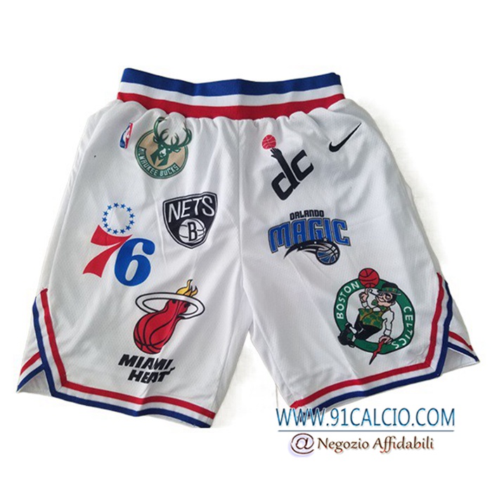 Pantaloncini NBA Chicago Bulls Bianco