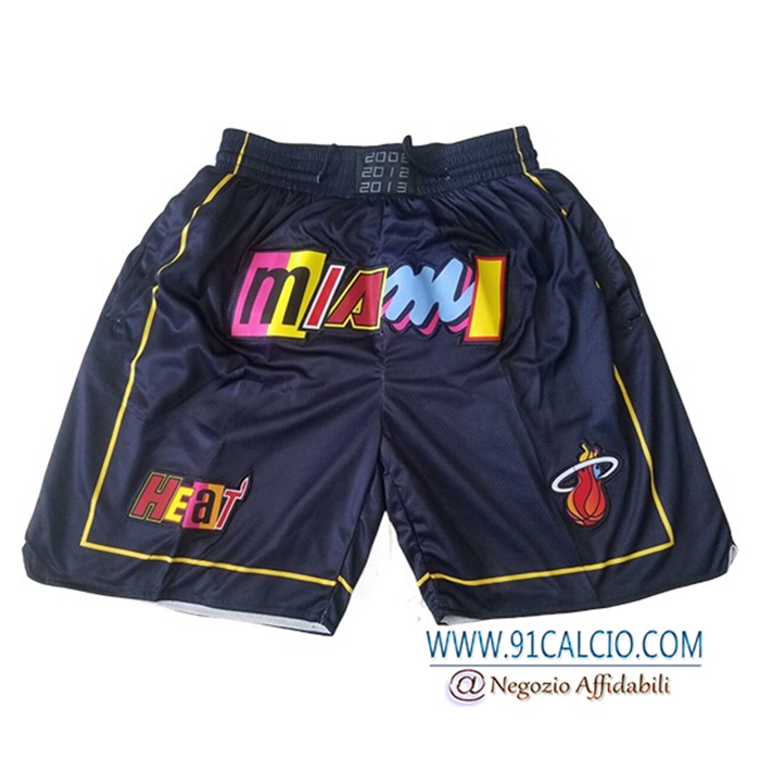 Pantaloncini NBA Miami Heat Blu Scuro