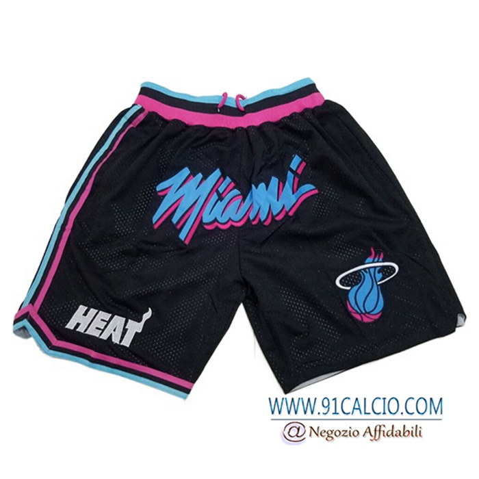 Pantaloncini NBA Miami Heat Nero