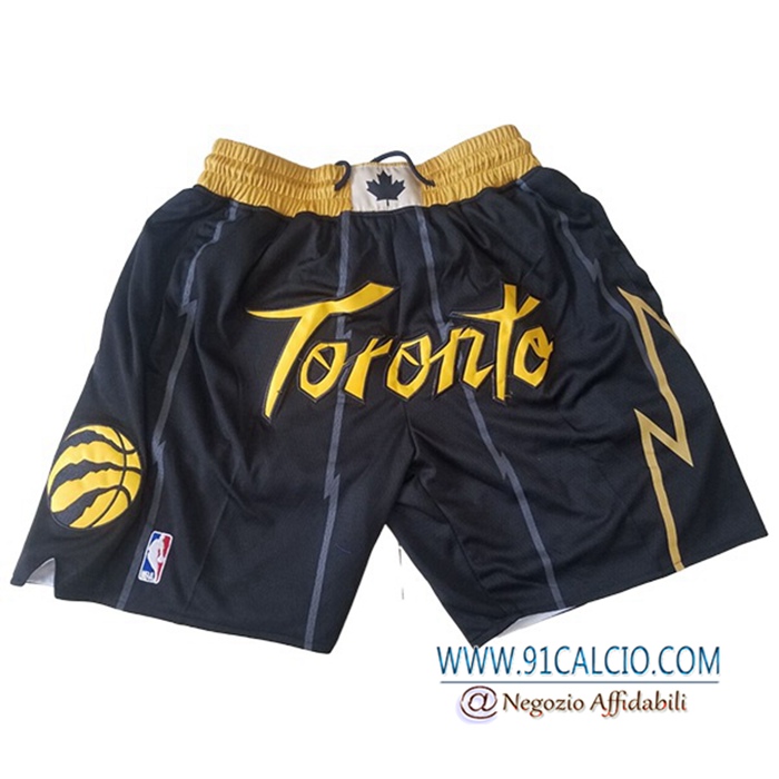 Pantaloncini NBA Toronto Raptors Nero