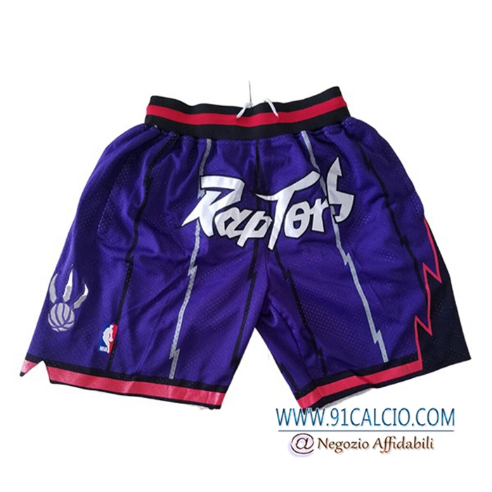 Pantaloncini NBA Toronto Raptors viola