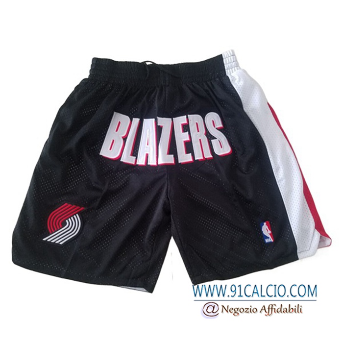 Pantaloncini NBA Portland Trail Blazers Nero