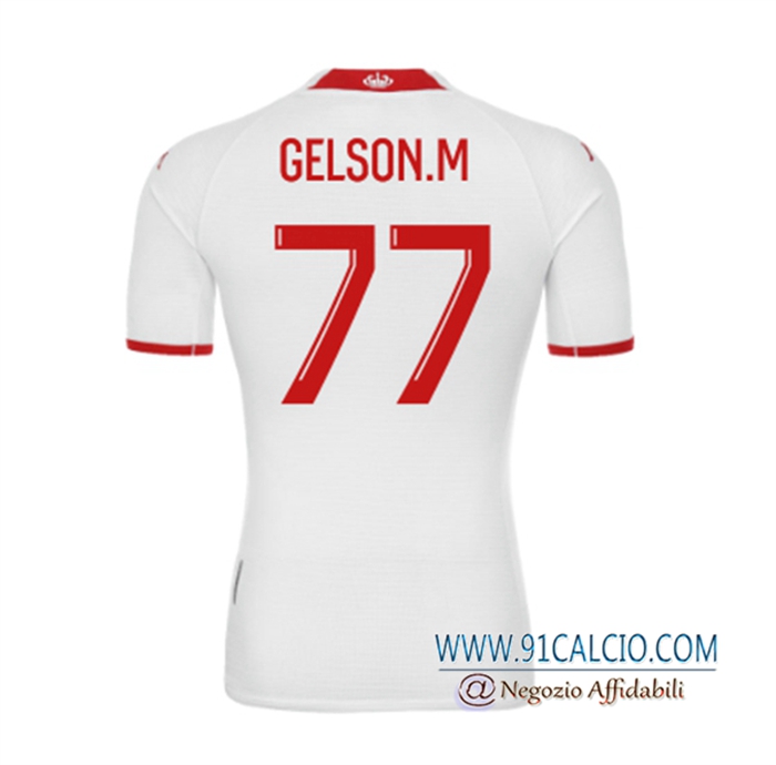 Maglie Calcio AS Monaco (GELSON.M #77) 2022/2023 Prima