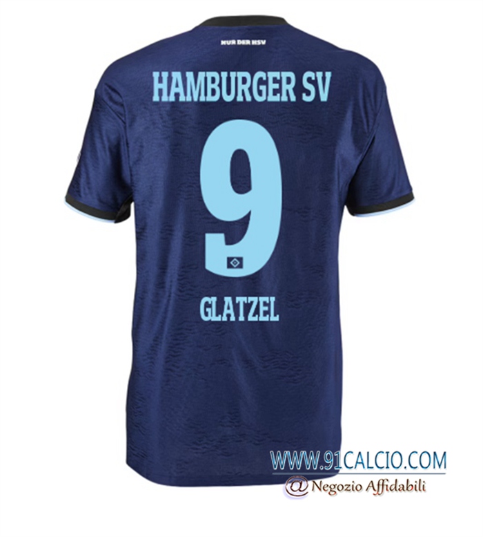 Maglie Calcio HSV Hamburg (GLATZEL #9) 2022/2023 Seconda