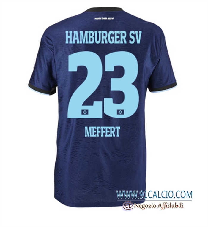 Maglie Calcio HSV Hamburg (MEFFERT #23) 2022/2023 Seconda