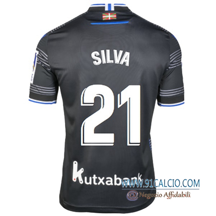 Maglie Calcio Real Sociedad (SILVA #21) 2022/2023 Seconda