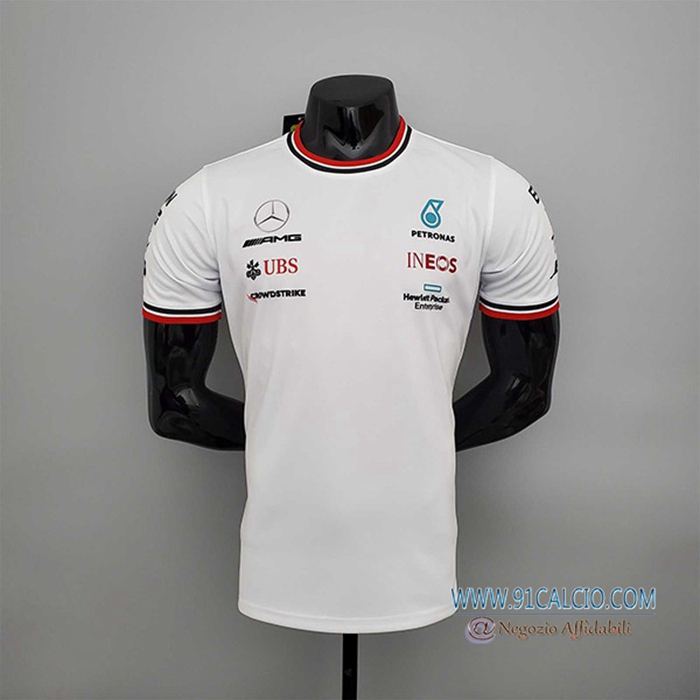 T-Shirt F1 Mercedes Benz Team Bianco 2022