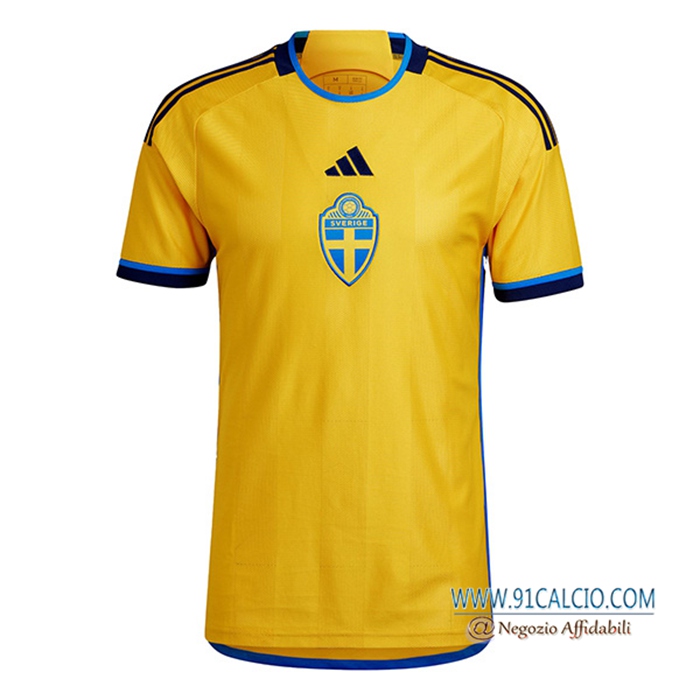 Nuova Maglia Nazionale Svezia Prima 2022/2023