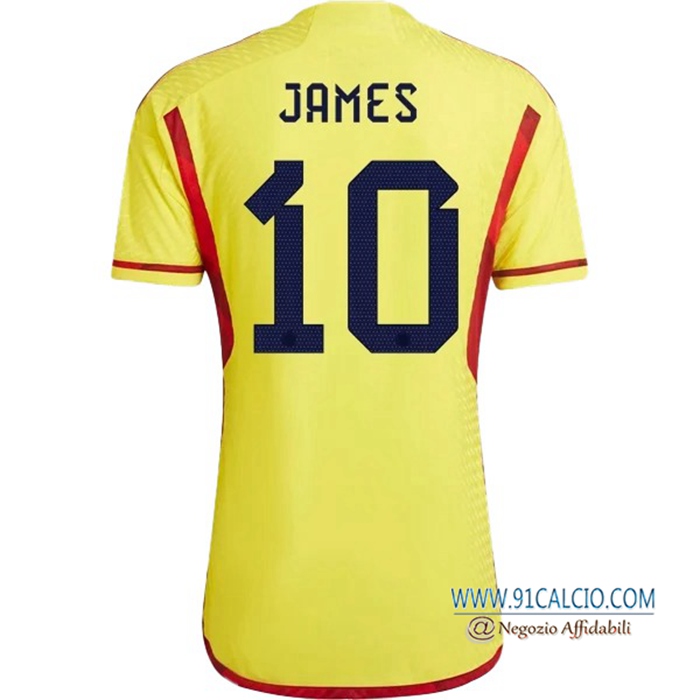Maglia Nazionale Colombia (JAMES #10) 2022/2023 Prima