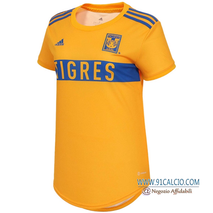 Maglie Calcio Tigres UANL Donna Prima 2022/2023 Maglie Calcio Tigres UANL Donna Prima 2022/2023