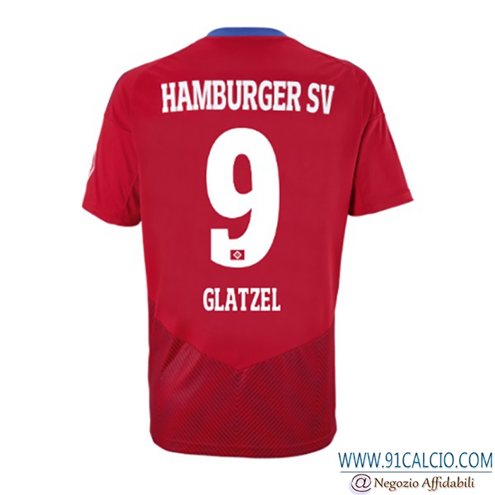 Maglie Calcio Hamburger SV (GLATZEL #9) 2022/2023 Terza