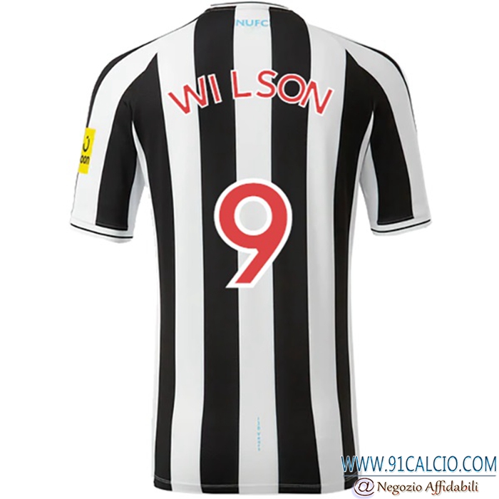 Maglie Calcio Newcastle United (WILSON #9) 2022/2023 Prima