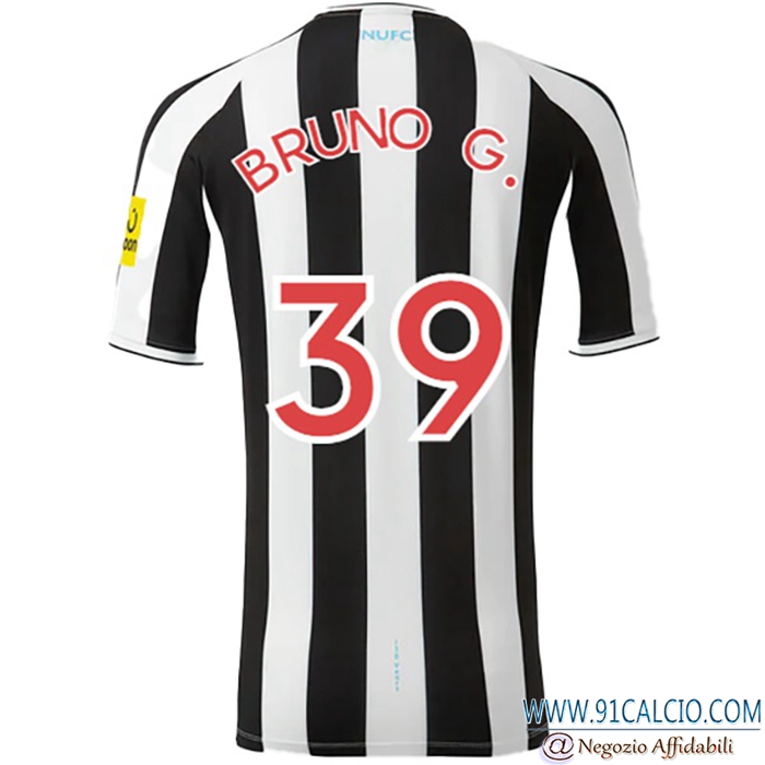 Maglie Calcio Newcastle United (BRUNO G. #39) 2022/2023 Prima