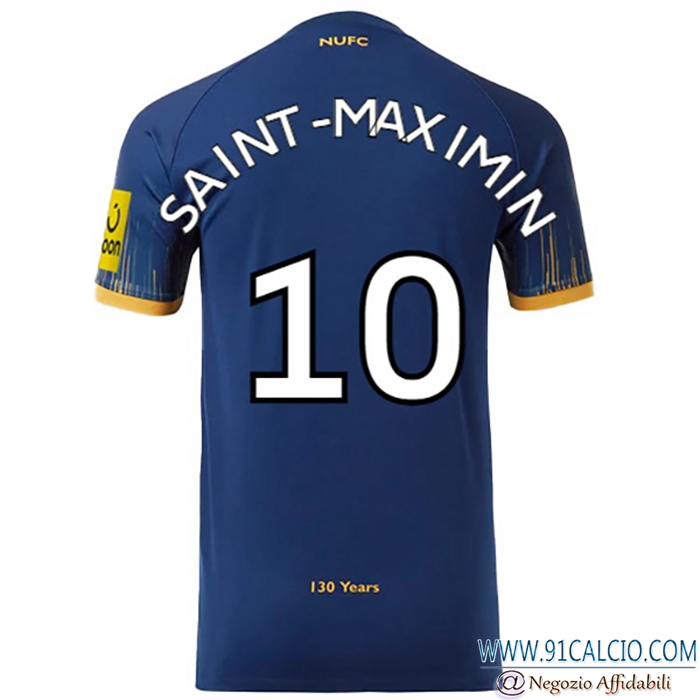 Maglie Calcio Newcastle United (SAINT-MAXIMIN #10) 2022/2023 Seconda