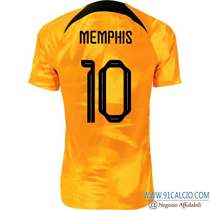 Maglie Nazionali Calcio Paesi Bassi (MEMPHIS #10) 2022/2023 Prima
