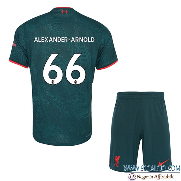 Maglie Calcio Liverpool (ALEXANDER-ARNOLD #66) Bambino Terza 2022/2023